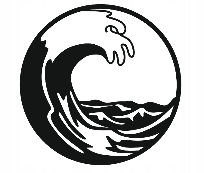 FALA PANEL ŚCIENNY NAKLEJKA OBRAZ