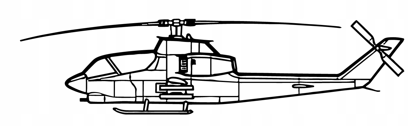 DEKORACJA ścienna Obraz AH-1 COBRA
