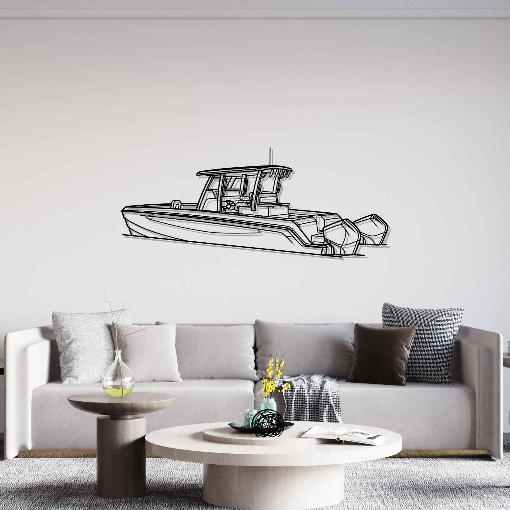 DEKORACJA ścienna Obraz BOAT MODEL 28 MOLOKAI ANGLE - obrazek 3