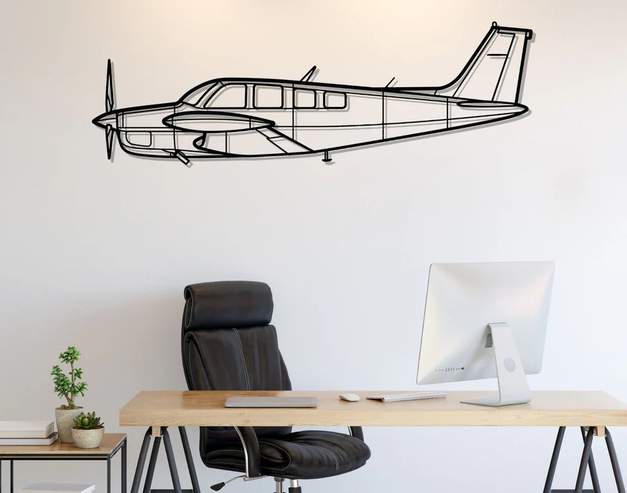 DEKORACJA ścienna Obraz BONANZA A36TC - obrazek 3