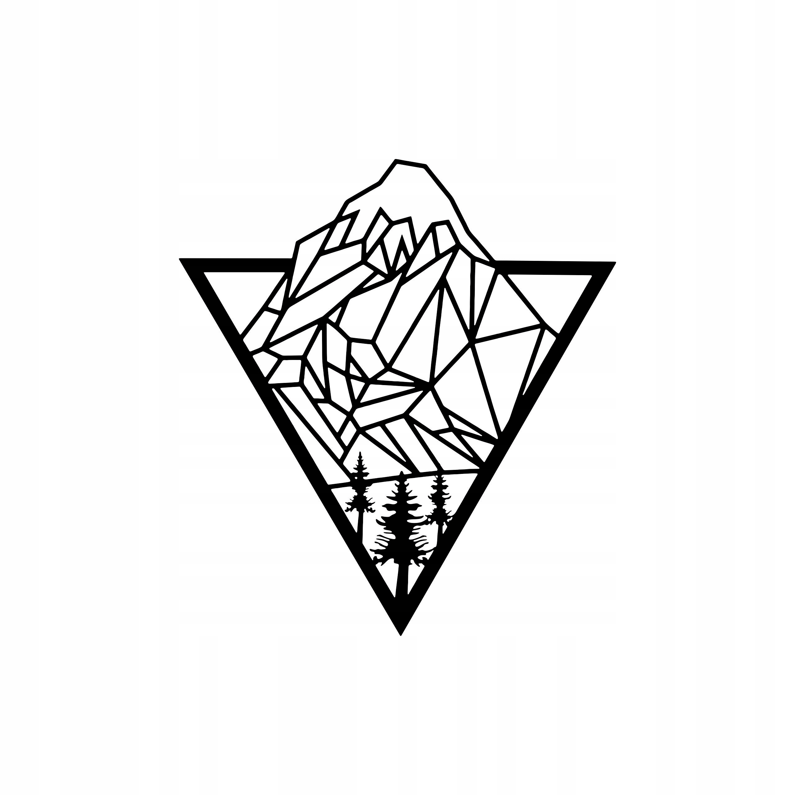 GÓRY KRAJOBRAZ DEKORACJA PANEL ŚCIENNY NAKLEJKA