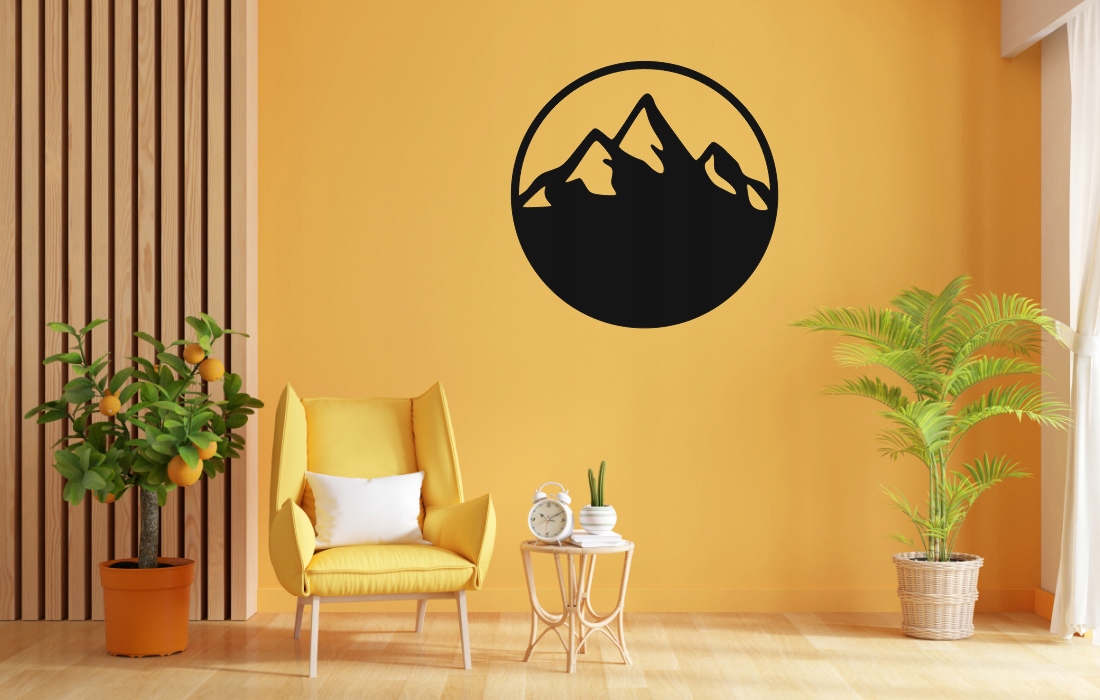 GÓRY PANEL ŚCIENNY NAKLEJKA OBRAZ - obrazek 2