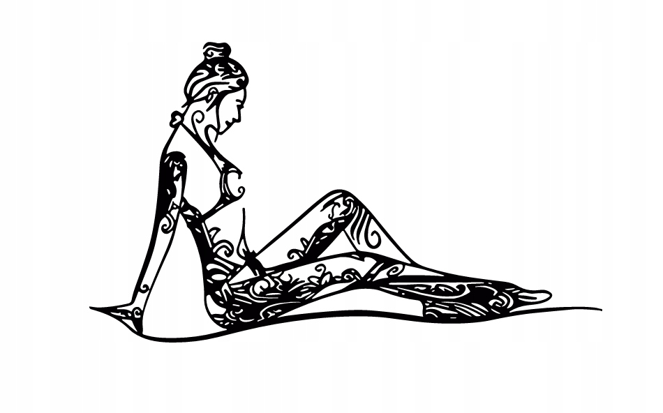 DEKORACJA ścienna Obraz wzór sylwetka kobiety