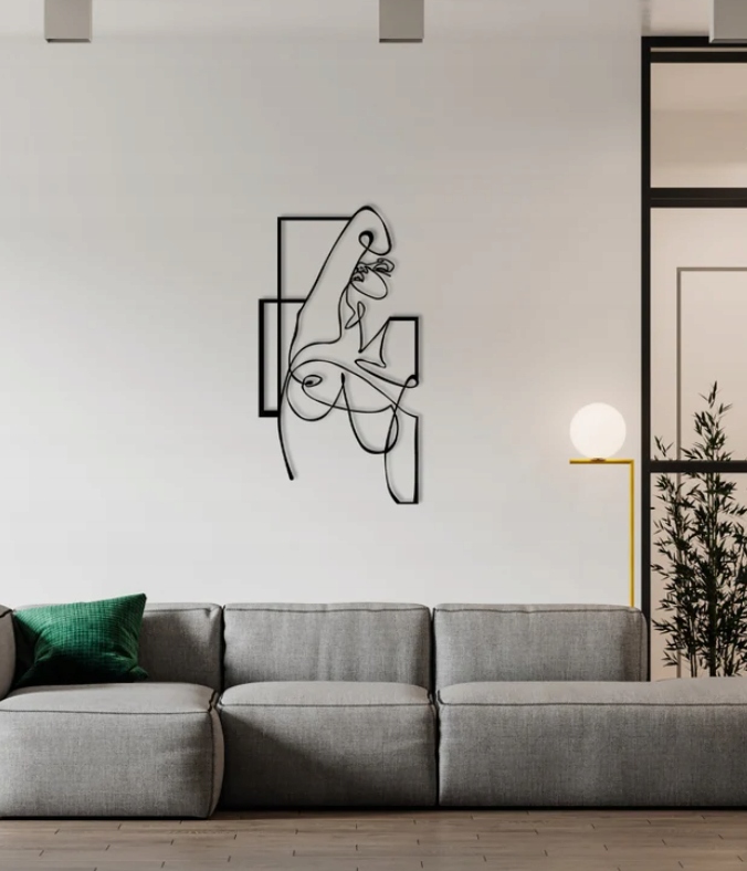 DEKORACJA ścienna Obraz wzór sylwetka nagiej kobiety - obrazek 3