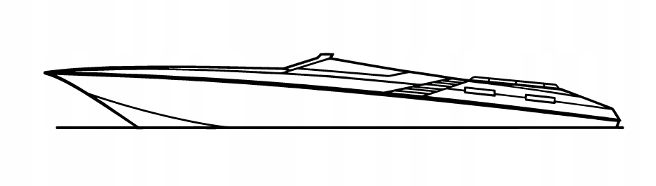 DEKORACJA ścienna Obraz BOAT MODEL EXECUTIONER