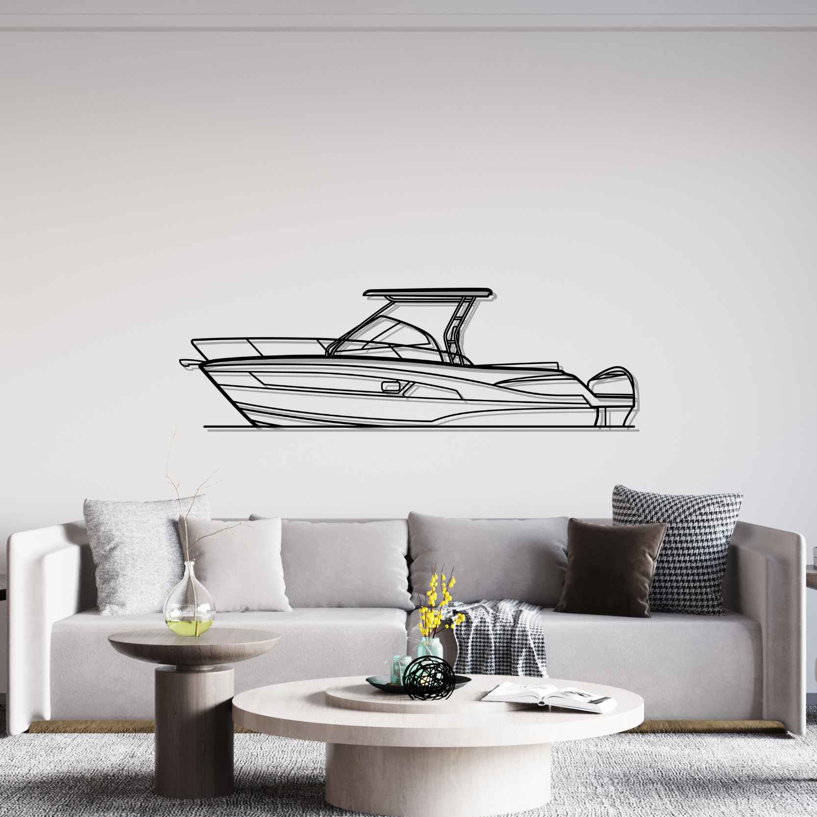 DEKORACJA ścienna Obraz BOAT MODEL LEADER 9 WA - obrazek 3