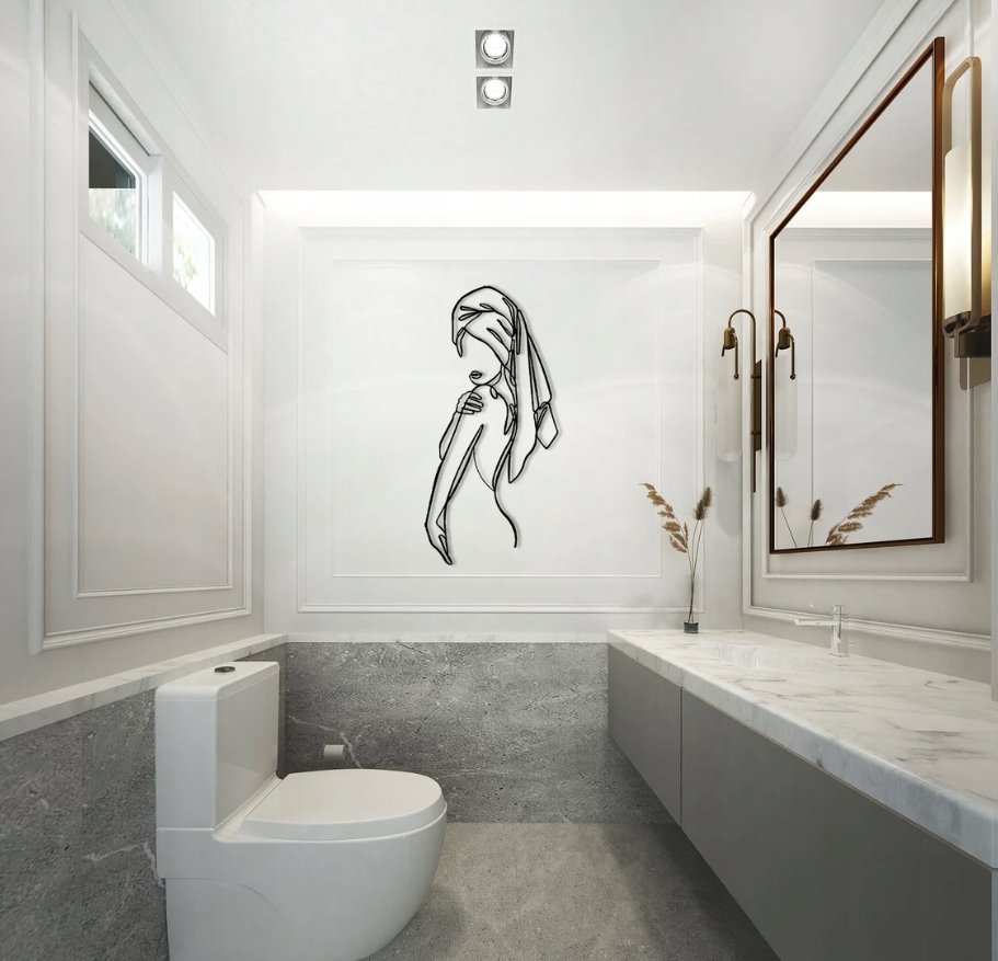 DEKORACJA ścienna Obraz wzór SYLWETKA KOBIETY - obrazek 3