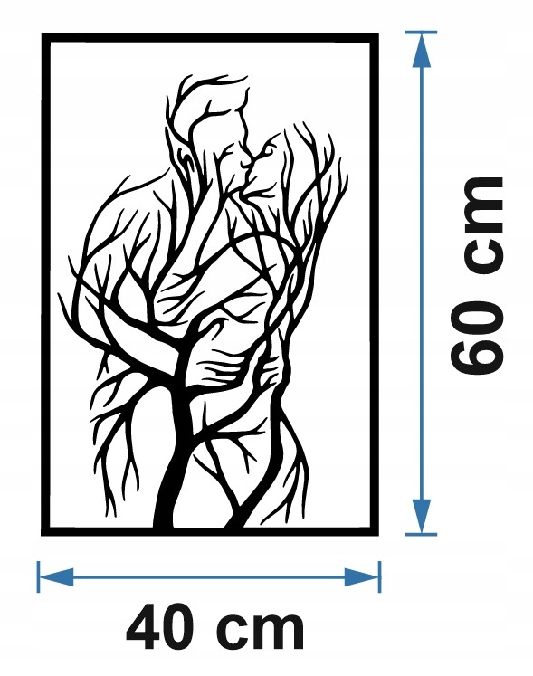 PARA DEKORACJA PANEL ŚCIENNY NAKLEJKA OBRAZ - obrazek 4