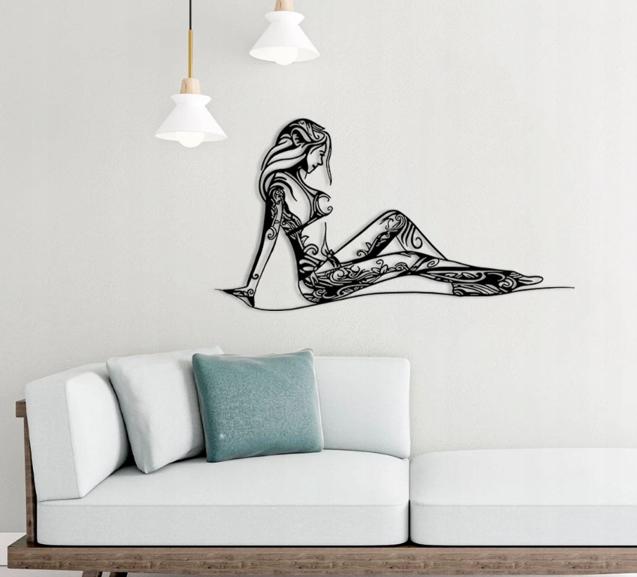 DEKORACJA ścienna Obraz wzór SYLWETKA KOBIETY - obrazek 2