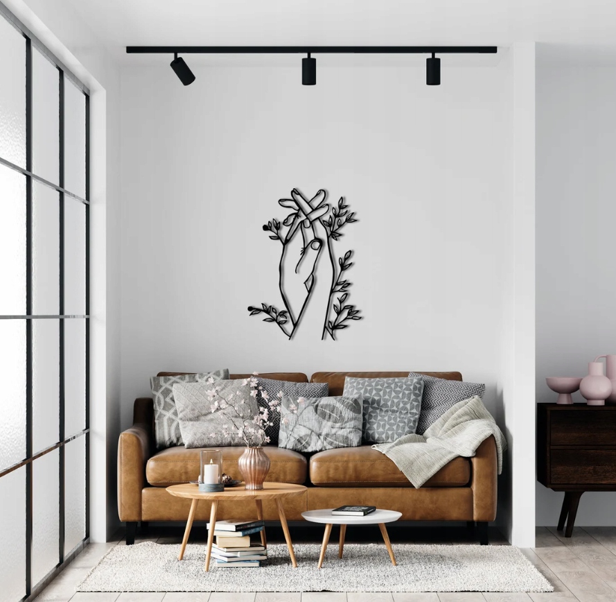 DEKORACJA ścienna Obraz wzór trzymające się dłonie - obrazek 3