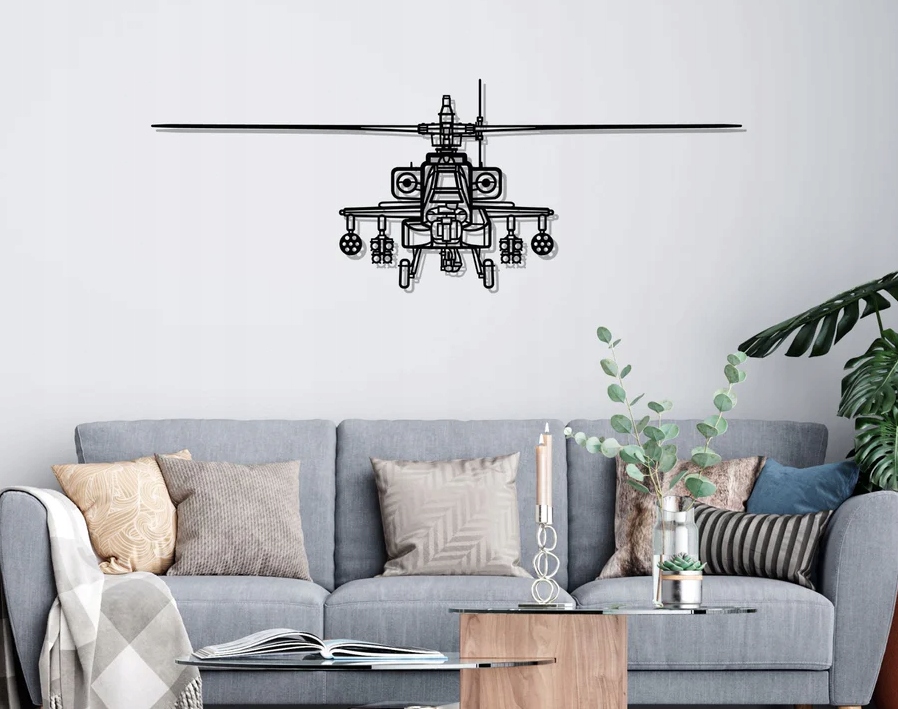DEKORACJA ścienna Obraz AH-64D APACHE - obrazek 2