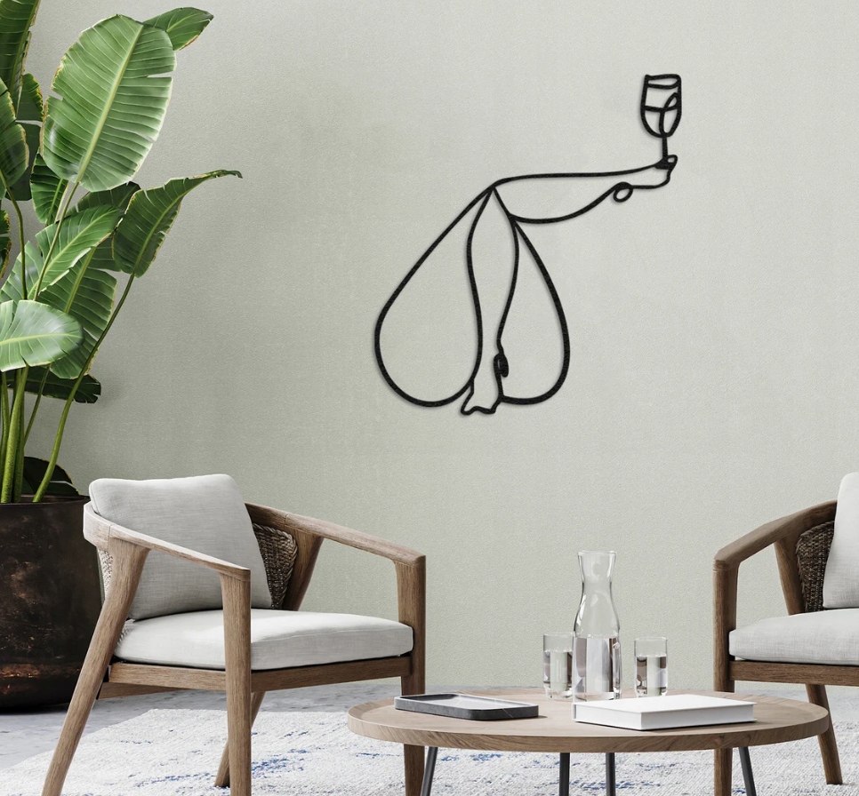 DEKORACJA ścienna Obraz wzór sylwetka kobiety - obrazek 3