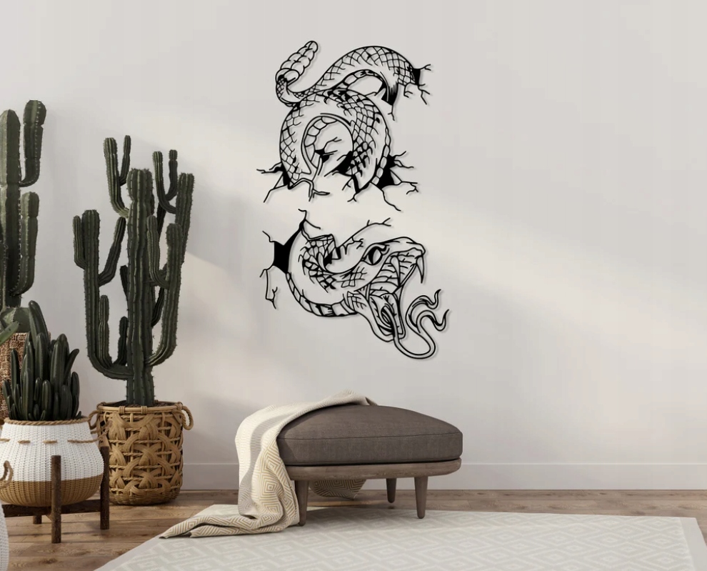 DEKORACJA ścienna Obraz wzór WĄŻ - obrazek 3