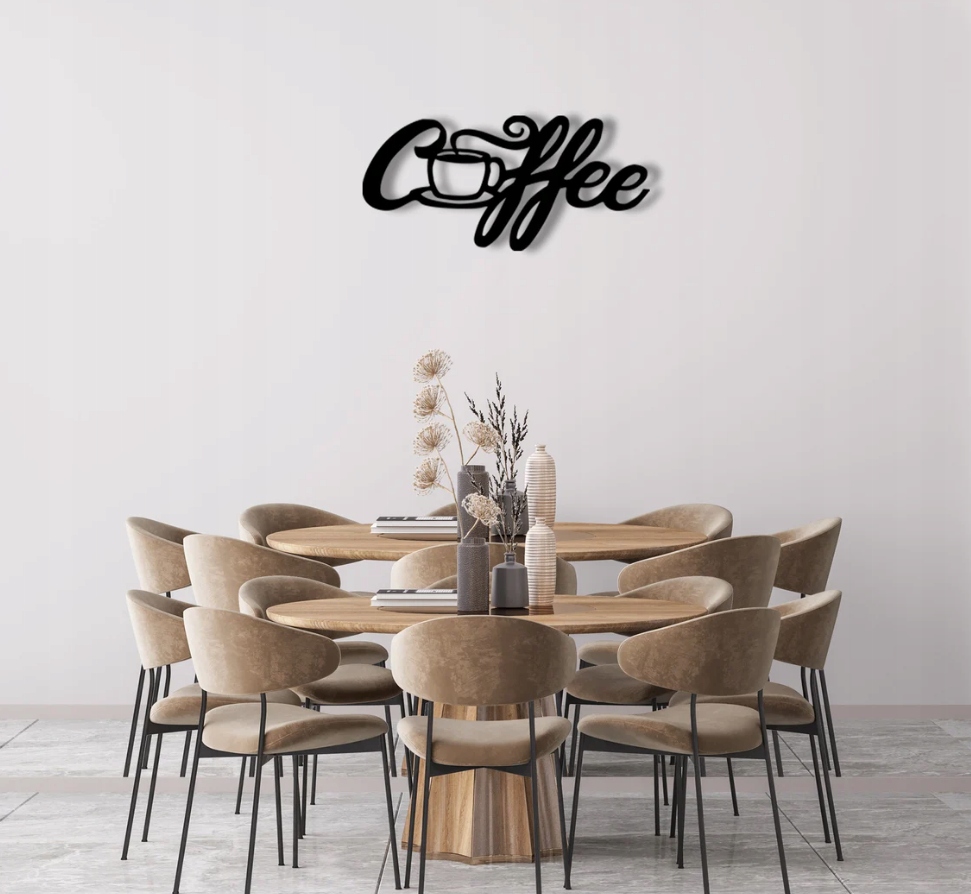 DEKORACJA ścienna Obraz do kuchni wzór napis coffe kawa kuchnia - obrazek 2