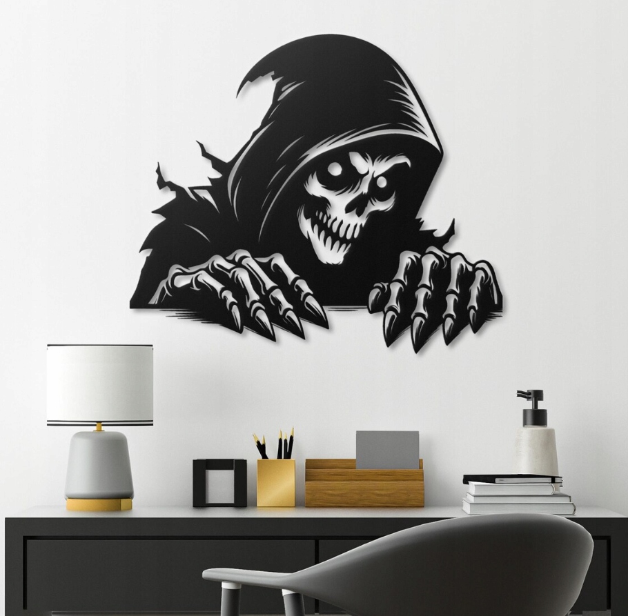 DEKORACJA ścienna Obraz wzór SZKIELET HALLOWEEN - obrazek 3