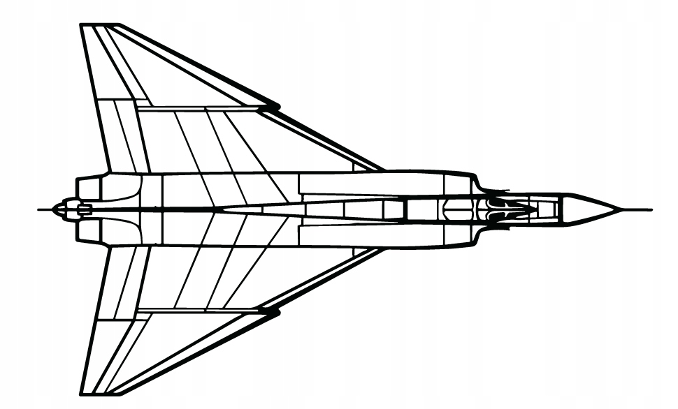 DEKORACJA ścienna Obraz CF-105 ARROW TOP