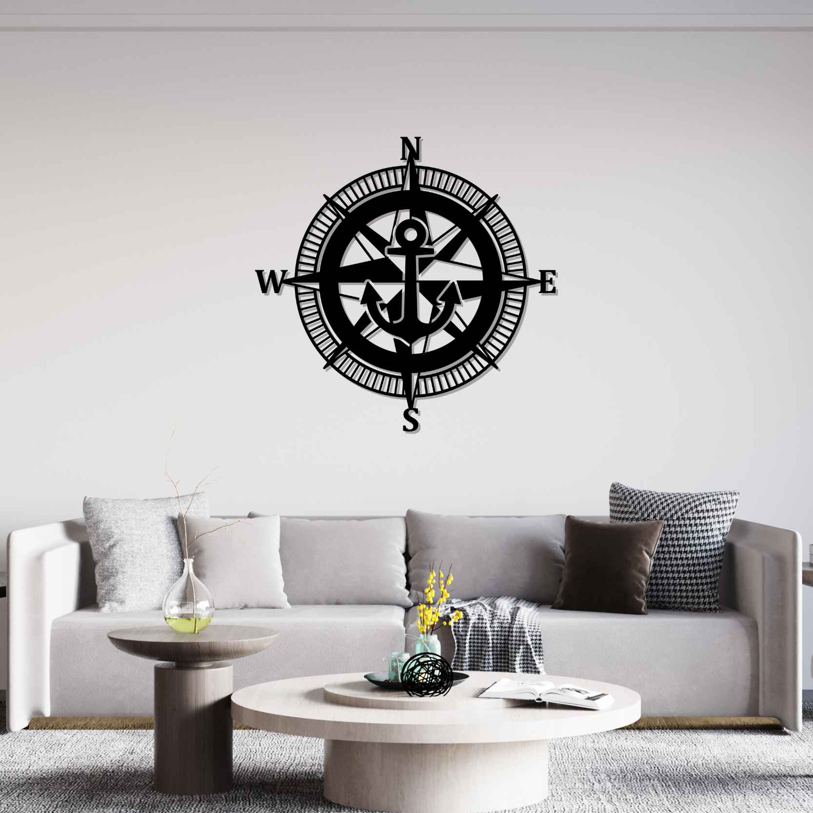 DEKORACJA ścienna Obraz COMPASS STAR - obrazek 3