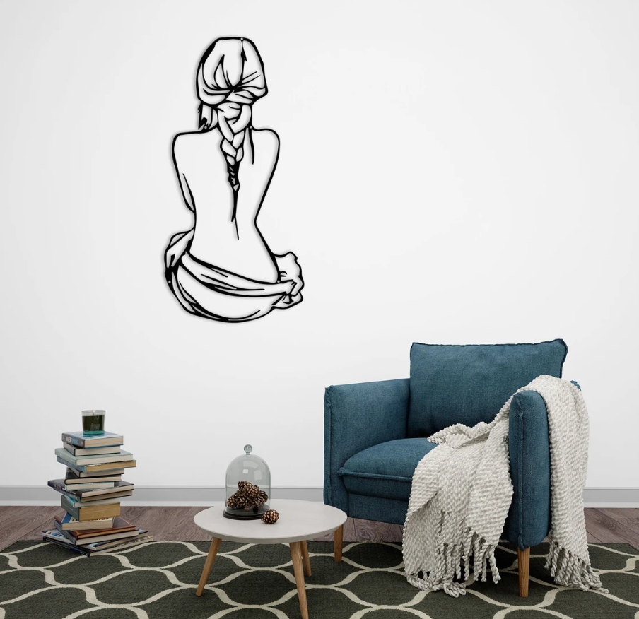 DEKORACJA ścienna Obraz wzór sylwetka kobieca - obrazek 2