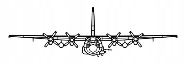 DEKORACJA ścienna Obraz AC-130U