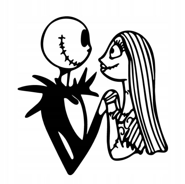 HALLOWEEN PARA DEKORACJA PANEL ŚCIENNY NAKLEJKA OBRAZ