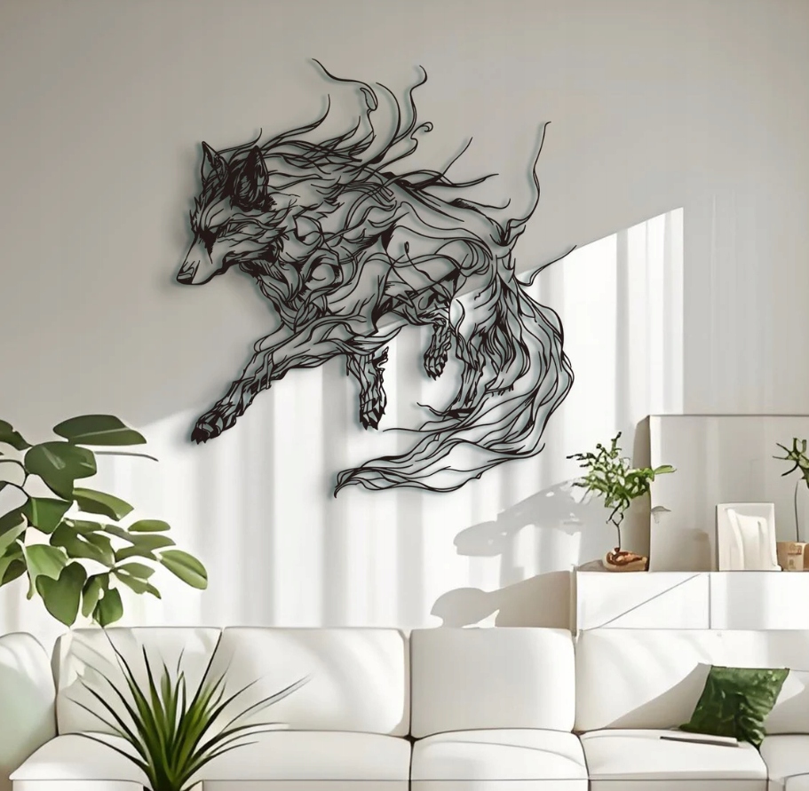 DEKORACJA ścienna Obraz wzór WILK - obrazek 3