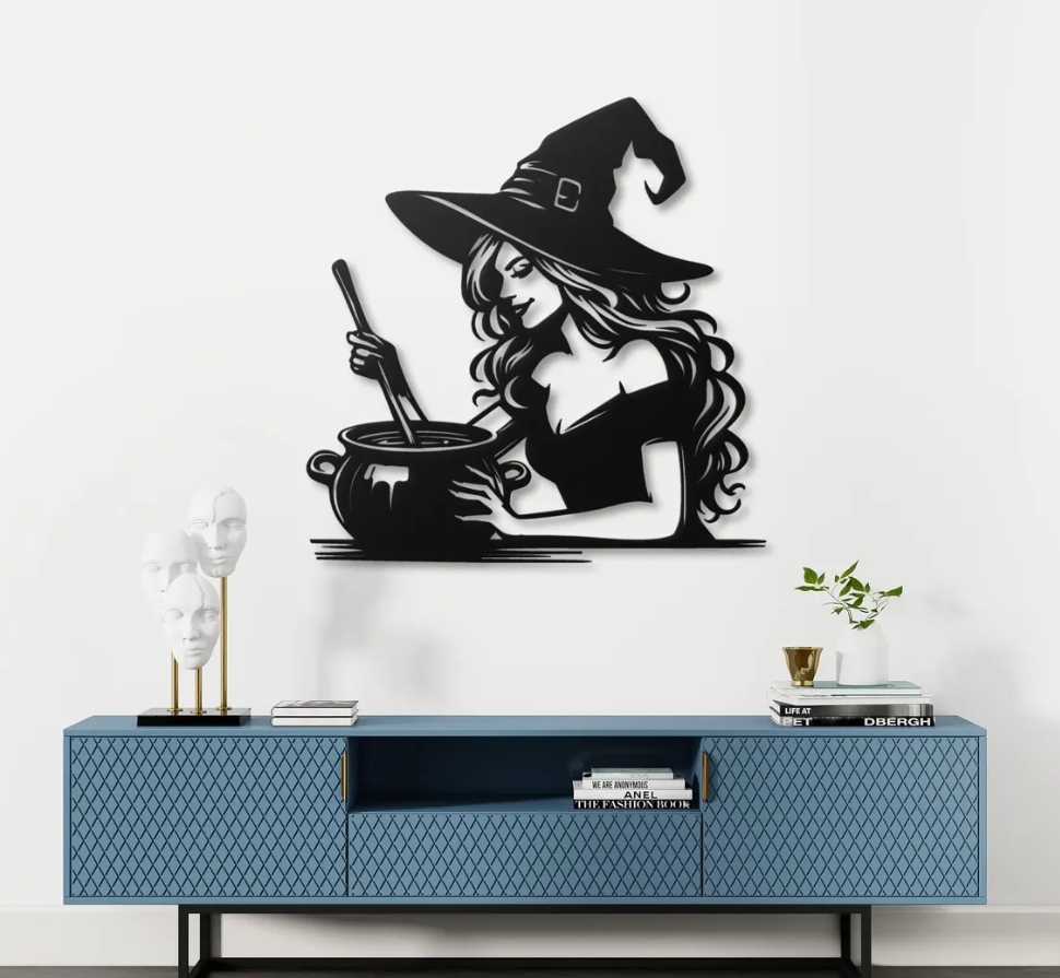 DEKORACJA ścienna Obraz wzór WIEDŹMA - obrazek 2