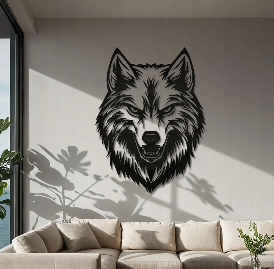 DEKORACJA ścienna Obraz wzór WILK - obrazek 3