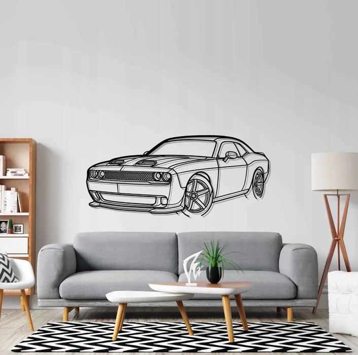 DEKORACJA ścienna Obraz samochód Challenger SRT 2023 - obrazek 2