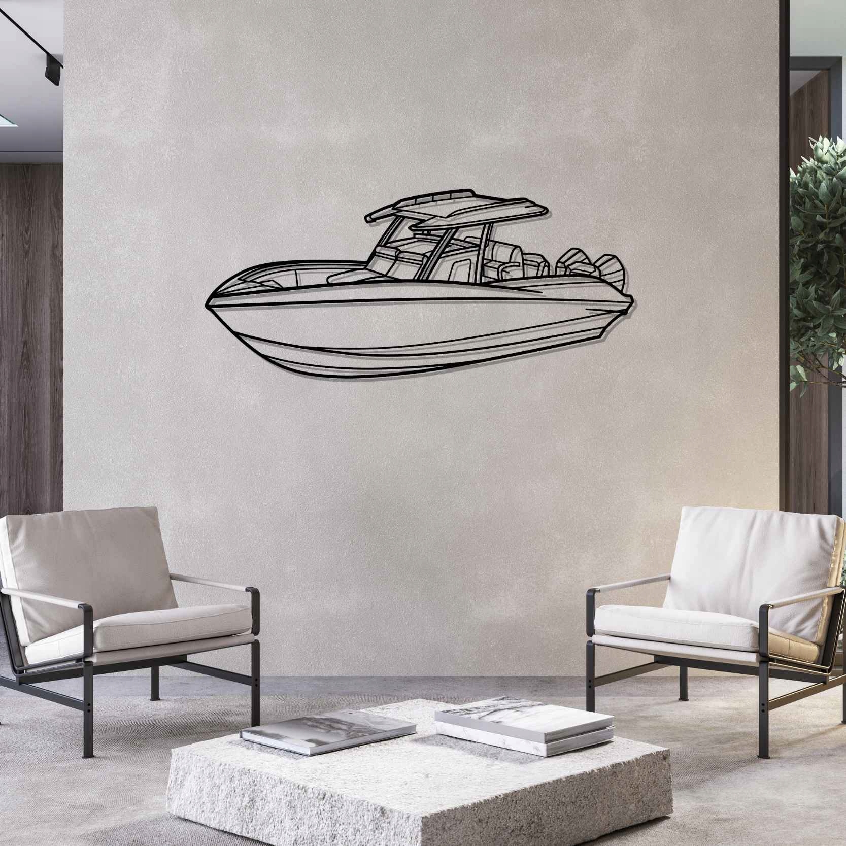 DEKORACJA ścienna Obraz BOAT 34CCX ANGLE - obrazek 3