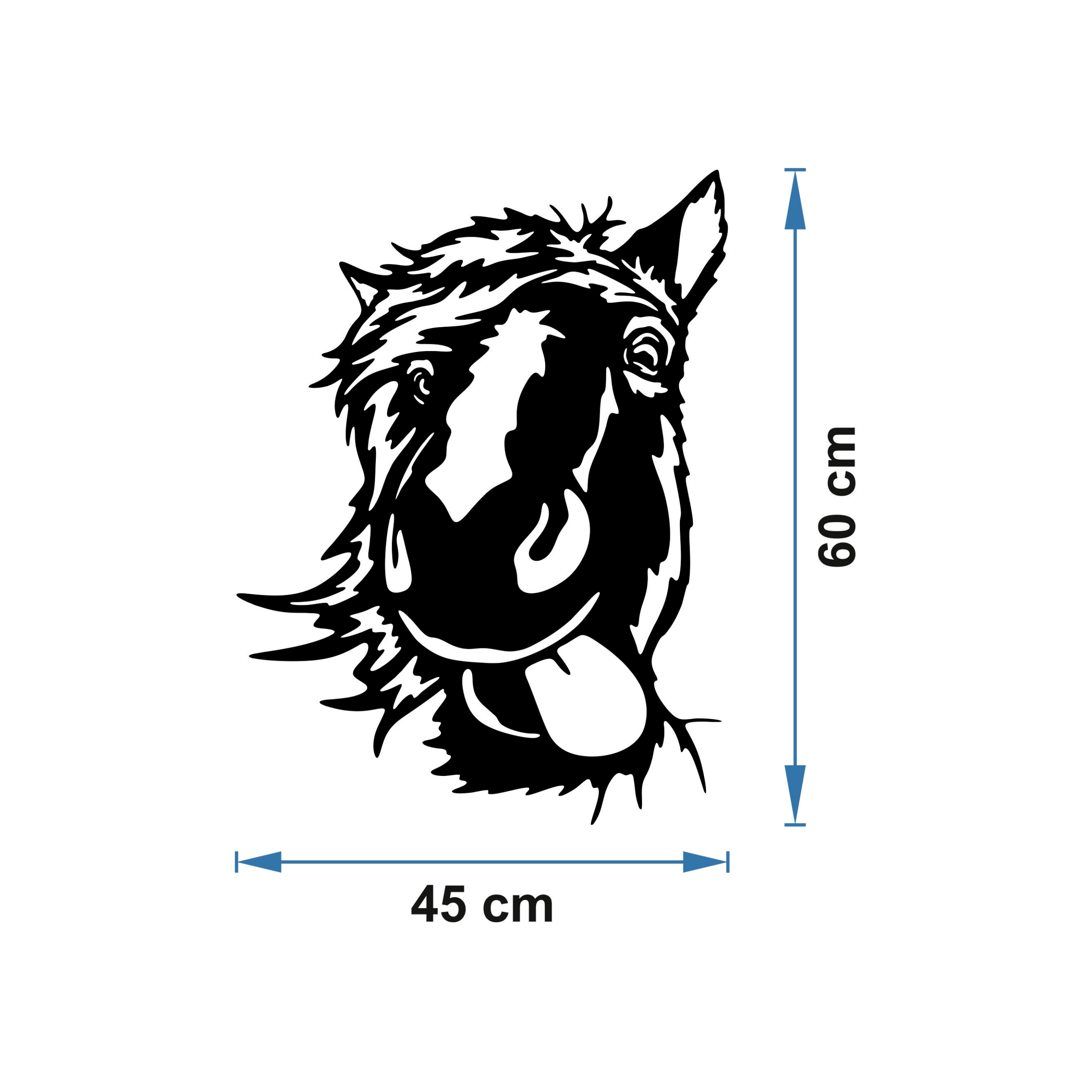 KOŃ DEKORACJA PANEL ŚCIENNY NAKLEJKA OBRAZ - obrazek 4