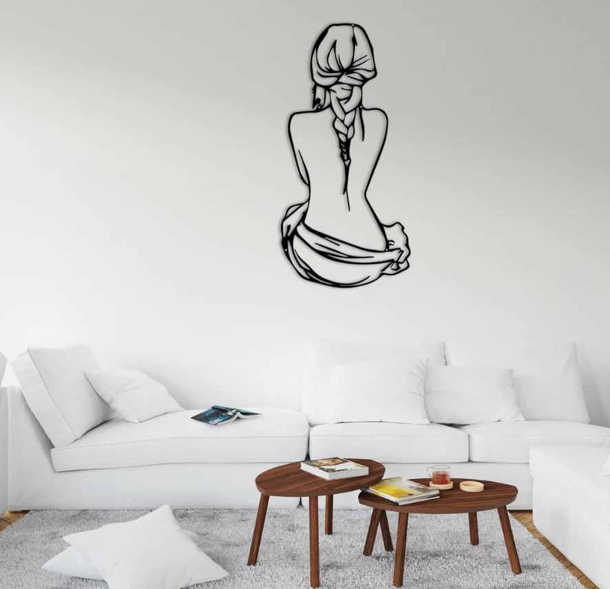 DEKORACJA ścienna Obraz wzór sylwetka kobieca - obrazek 3
