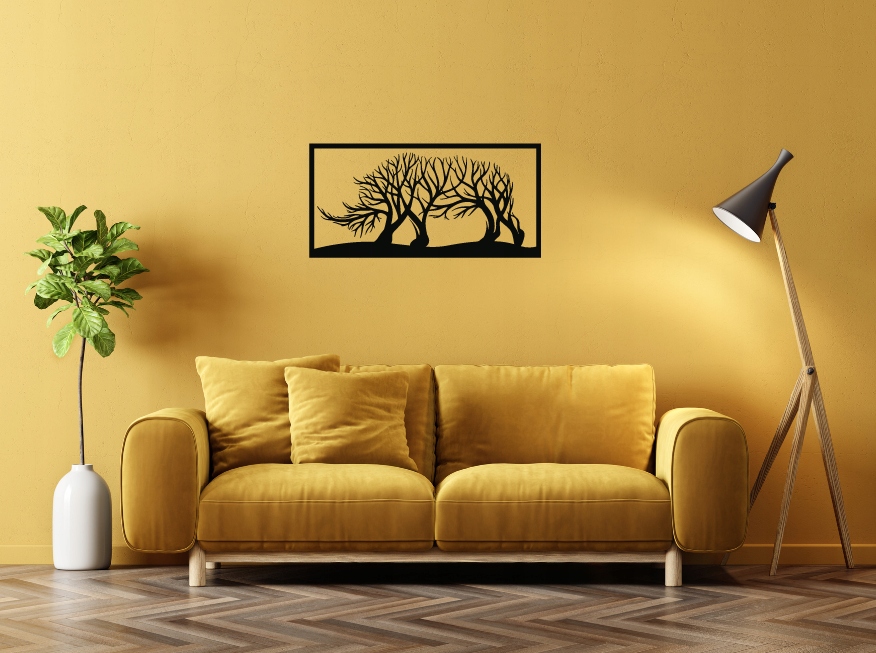 DRZEWA DEKORACJA PANEL ŚCIENNY NAKLEJKA OBRAZ - obrazek 3