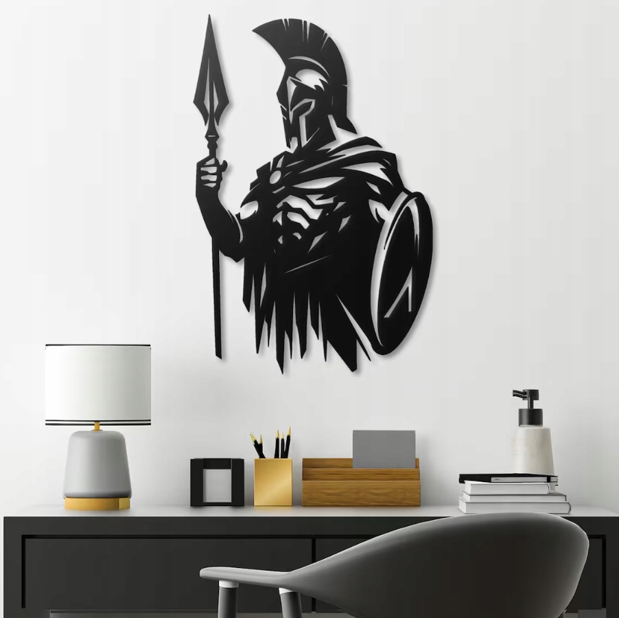 DEKORACJA ścienna Obraz wzór ŻOŁNIERZ SPARTAŃSKI - obrazek 2