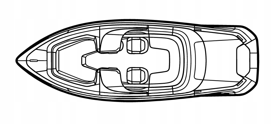 DEKORACJA ścienna Obraz BOAT MODEL 800 SPYDER TOP