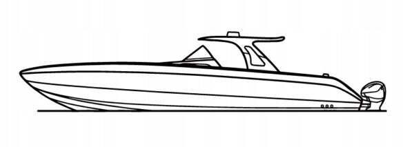 DEKORACJA ścienna Obraz BOAT 42 HUNTRESS