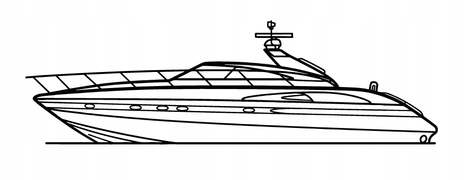 DEKORACJA ścienna Obraz BOAT MODEL V50