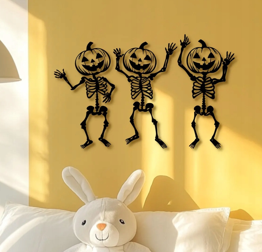 DEKORACJA ścienna Obraz wzór SZKIELETY - obrazek 2