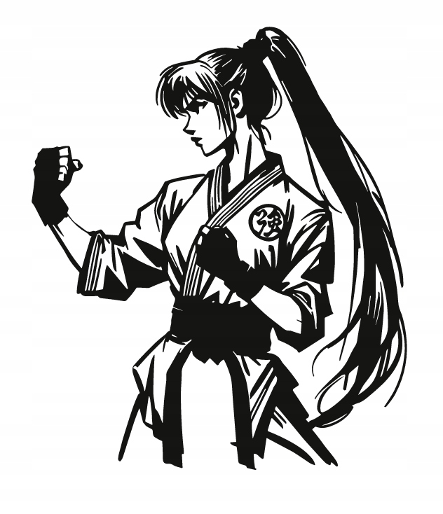 DEKORACJA ścienna Obraz wzór WOJOWNICZKA