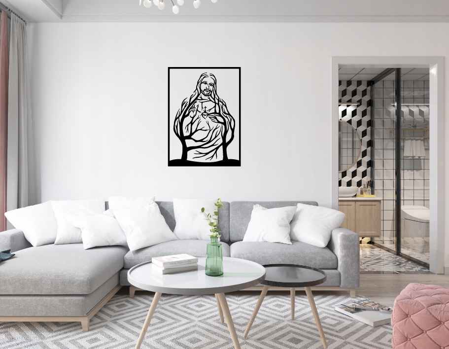 JEZUS DEKORACJA PANEL ŚCIENNY NAKLEJKA OBRAZ - obrazek 2