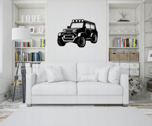 JEEP OFF ROAD DEKORACJA PANEL ŚCIENNY NAKLEJKA OBRAZ - obrazek 3