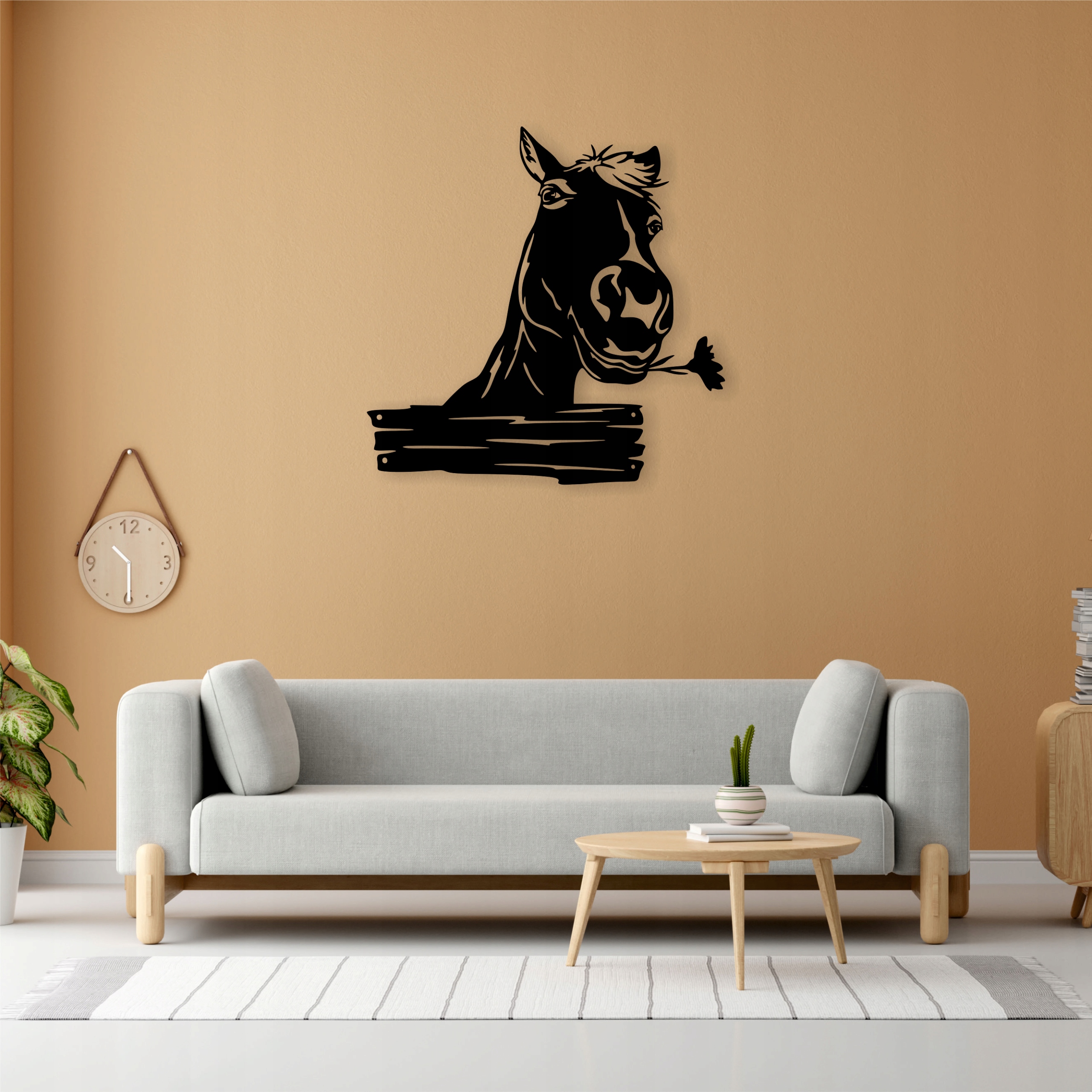 KOŃ DEKORACJA PANEL ŚCIENNY NAKLEJKA OBRAZ - obrazek 2