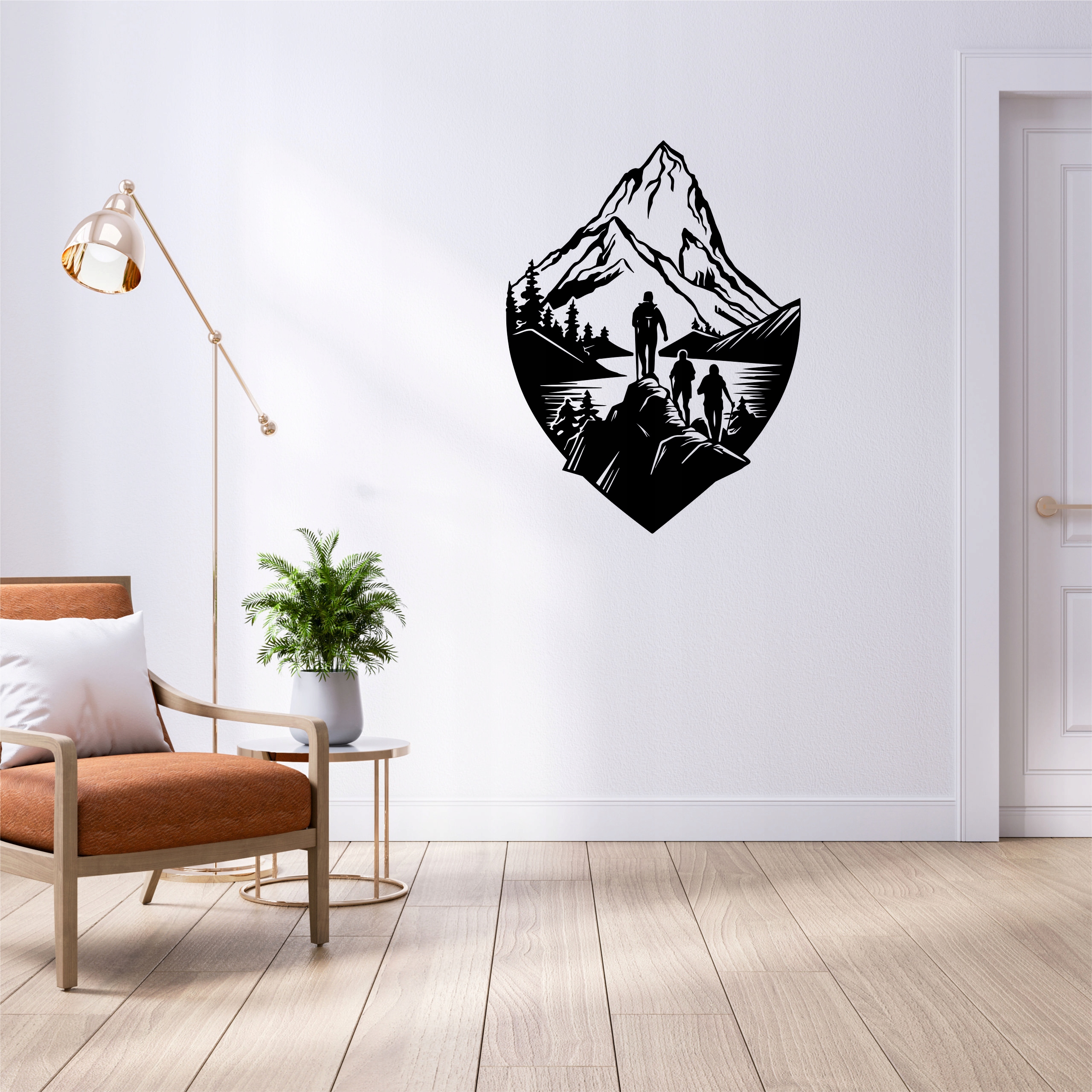 GÓRY KRAJOBRAZ DEKORACJA PANEL ŚCIENNY NAKLEJKA - obrazek 3