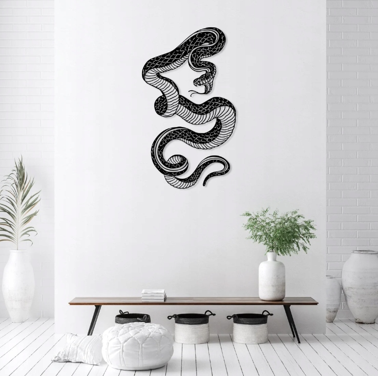 DEKORACJA ścienna Obraz wzór WĄŻ - obrazek 2