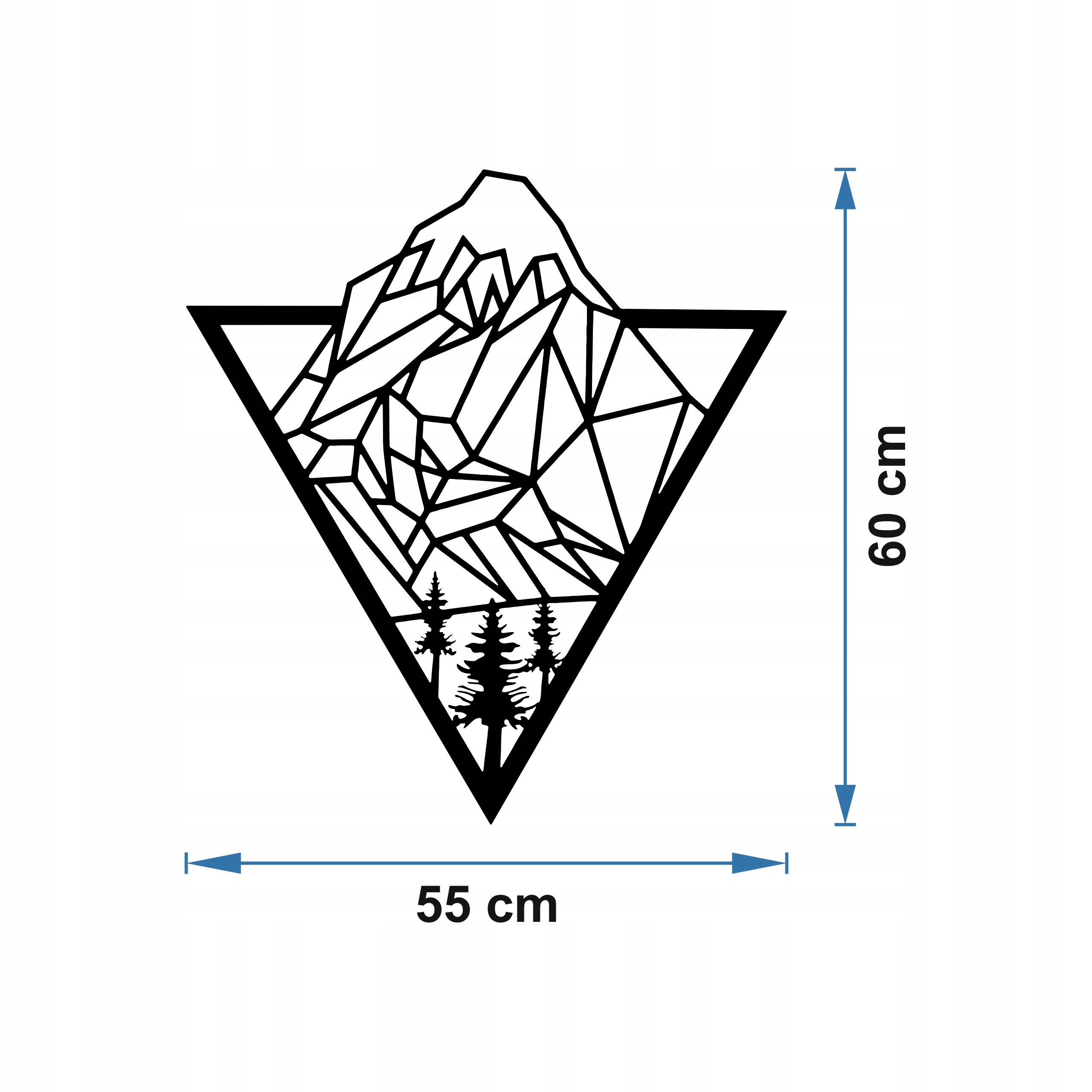 GÓRY KRAJOBRAZ DEKORACJA PANEL ŚCIENNY NAKLEJKA - obrazek 4