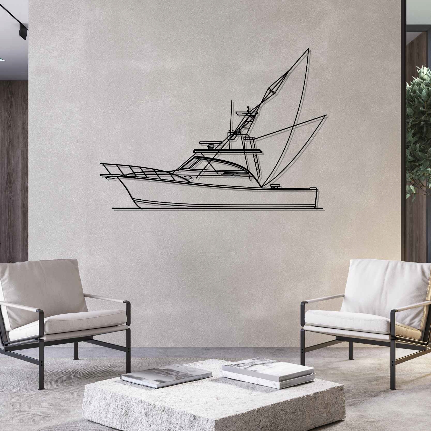 DEKORACJA ścienna Obraz BOAT MODEL EXPRESS - obrazek 2