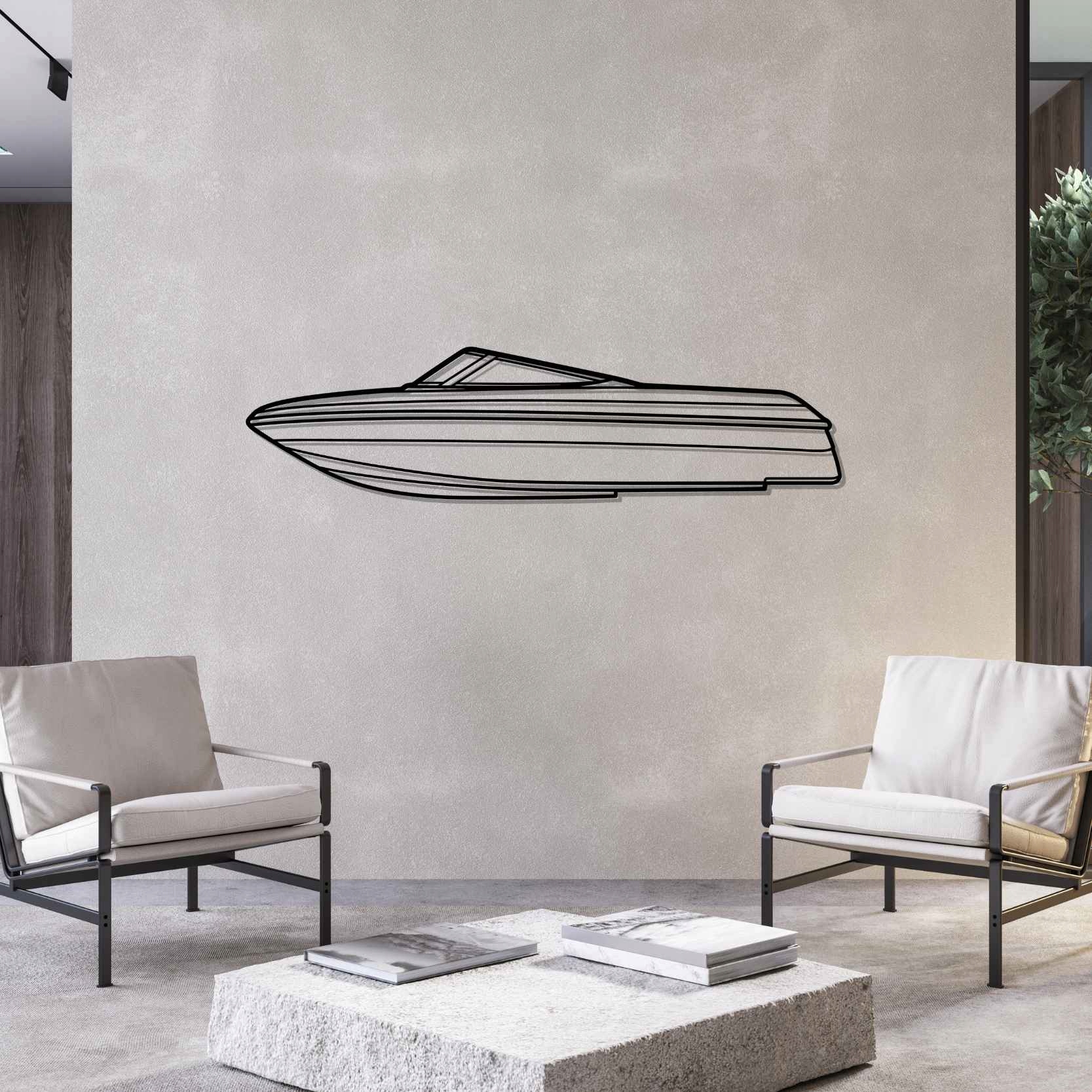 DEKORACJA ścienna Obraz BOAT MODEL 190 HORIZON - obrazek 2