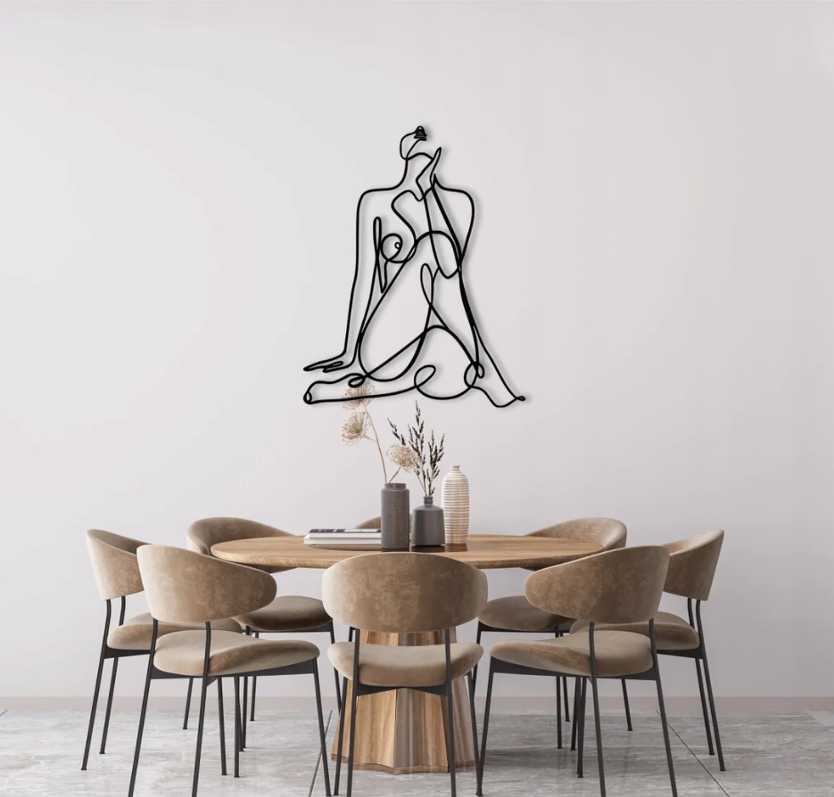 DEKORACJA ścienna Obraz wzór sylwetka nagiej kobiety - obrazek 2