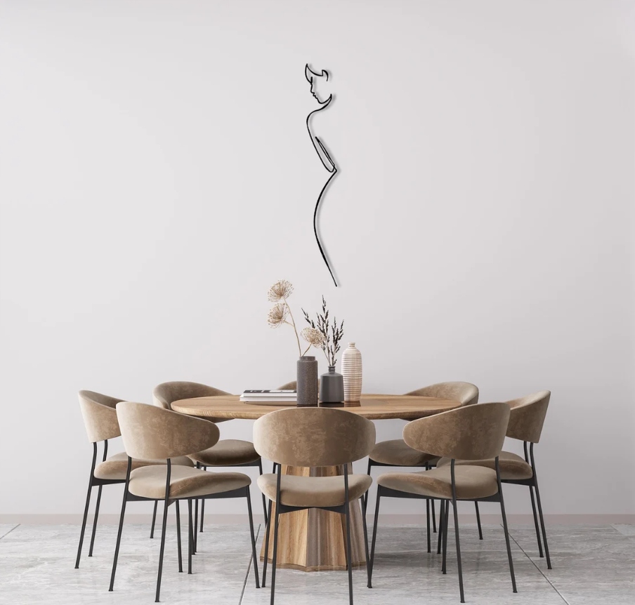 DEKORACJA ścienna Obraz wzór SYLWETKA KOBIETY - obrazek 2