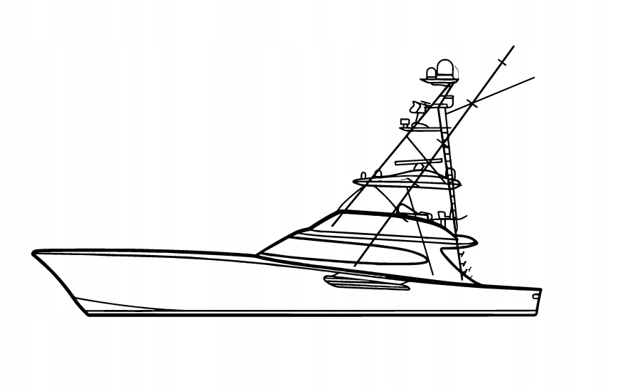 DEKORACJA ścienna Obraz BOAT MODEL 70