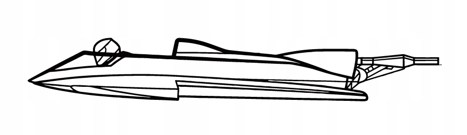 DEKORACJA ścienna Obraz BOAT MODEL F250